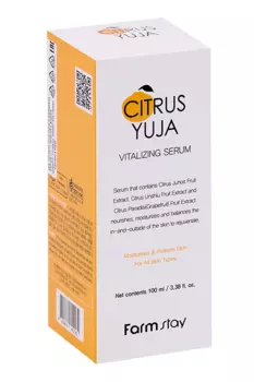 Сыворотка д/сияния кожи лица FARMSTAY Citrus Yuja Vitalizing Serum, 100 мл
