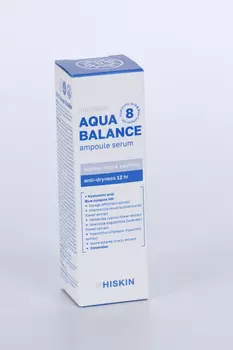 Сыворотка HISKIN Aqua Balance12 часов увлажнения концентр ампульн, 55 мл