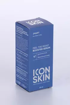 Сыворотка-концентрат д/лица ICON SKIN увлаж с гиалурон к-той Feel the Moist, 30 мл
