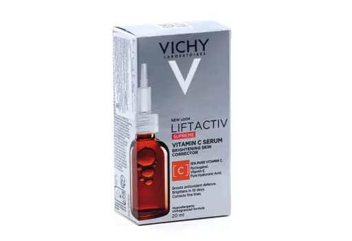 Сыворотка концентрир Vichy Liftactiv Supreme с витамином C для сияния кожи, 20 мл