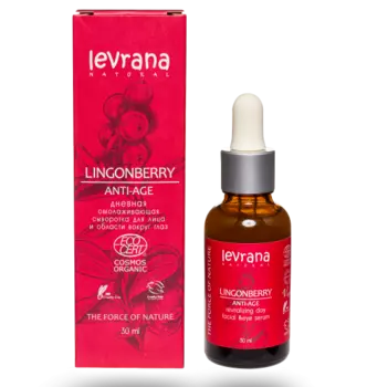 Сыворотка Леврана Брусника Анти-Эйдж д/лица днев, 30 мл