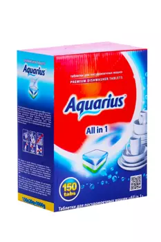 Таблетки д/посудомоечных машин Aquarius All in1 150 шт