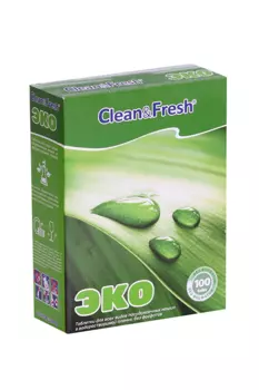 Таблетки д/посудомоечных машин Clean&Fresh All in1 Эко 100 шт, (УТ000000748)