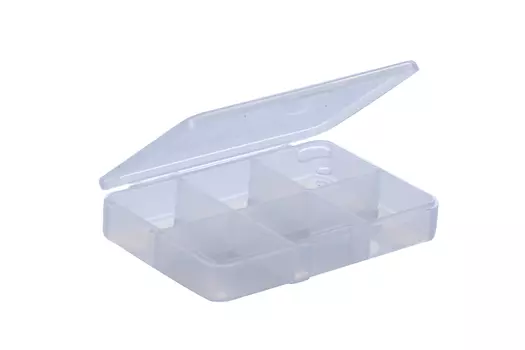 Таблетница 6 секций цвет белый