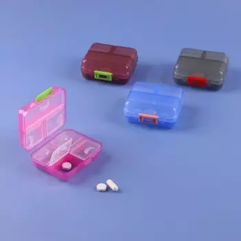 Таблетница Трансформер 7 секций цвет МИКС