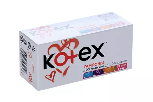 Тампоны Котекс ультра сорб супер, 24 шт