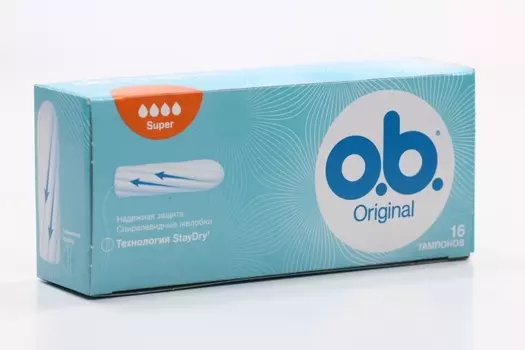 Тампоны ОБ супер, 16 шт, (1021)