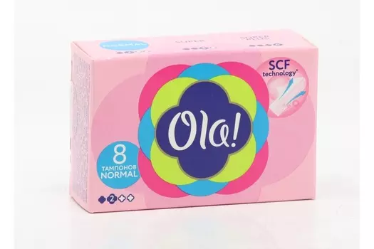 Тампоны Ола нормал, 8 шт, (2216)