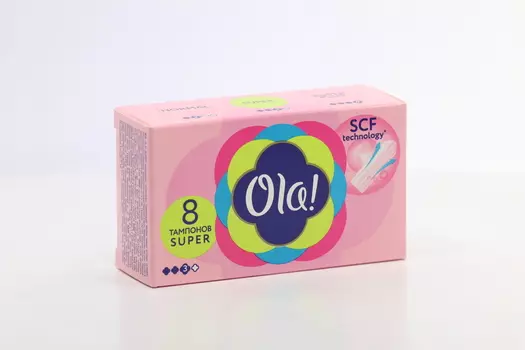 Тампоны Ола супер, 8 шт, (2223)