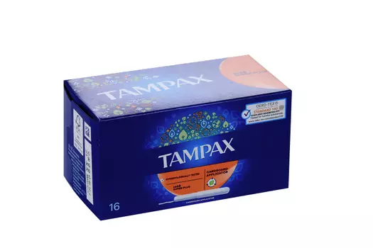 Тампоны Тампакс супер+ с апплик, 16 шт