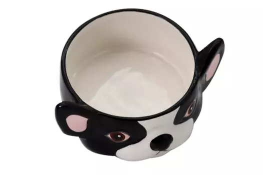 Тарелка глубокая керамическая French Bulldog
