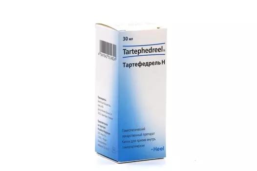Тартефедрель Н, 30 мл, капли для внутреннего применения