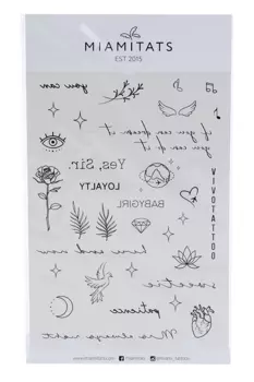 Тату Miami Tattoos You can by Masha Vivo переводные надписи символы формат А5