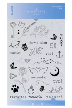 Тату переводные MIAMITATS Balance (maxi) (0308)