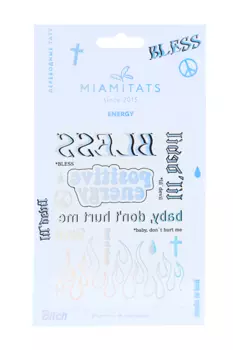 Тату переводные MIAMITATS Energy (middle) (0100)