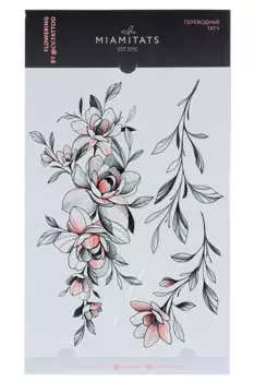 Тату переводные MIAMITATS Flowering by @cv.tattoo (maxi) (1695)