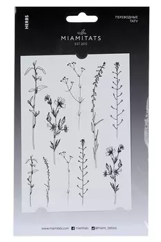 Тату переводные MIAMITATS Herbs (middle) (5885)