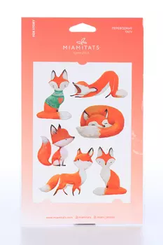 Тату переводные MIAMITATS KIDS Fox story (middle) (6950)