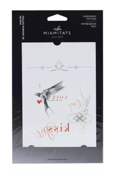 Тату переводные MIAMITATS Kiss me by Aksinya Tattoo (middle) (2616)