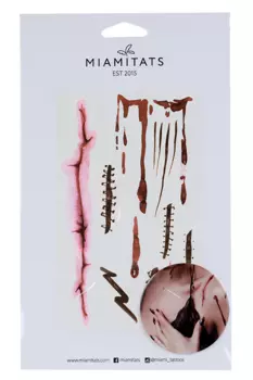 Тату переводные MIAMITATS Scars (middle) (1719)