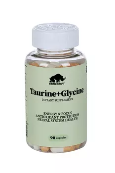 Таурин + Глицин, 90 шт, капсулы банка
