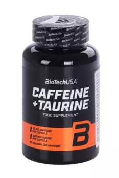 Таурин+Кофеин BioTechUSA Caffeine+Taurine, 60 шт, капсулы