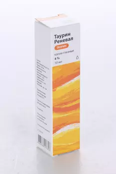 Таурин Реневал 4%, 10 мл, капли глазные