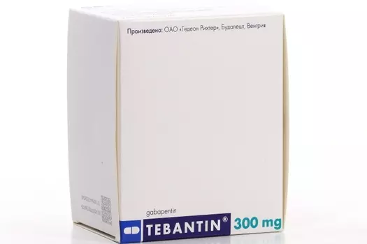 Тебантин 300 мг, 100 шт, капсулы