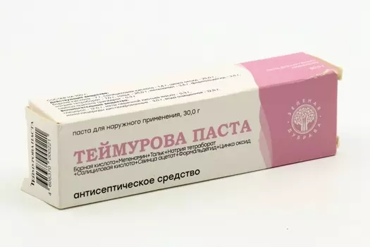 Теймурова, 30 г, паста для наружного применения