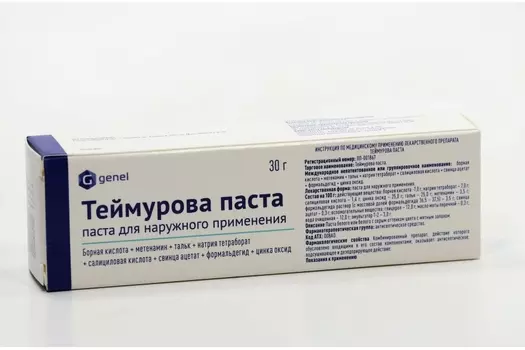 Теймурова, 30 г, паста для наружного применения