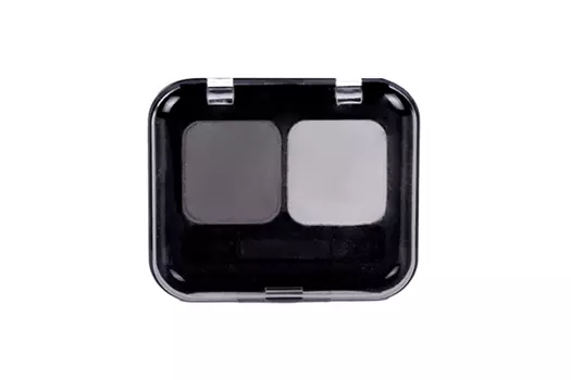 Тени д/век компактные 2-х цветов Т5 стальной/белый