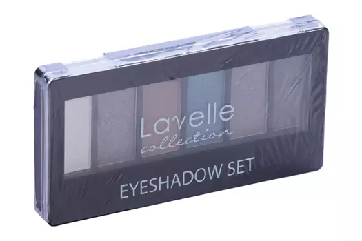 Тени д/век LavelleCollection тон 02 серо-голубой 6 цветов