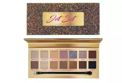 Тени LavelleCollection д/век Jet Set 01 posh коричнево-серый/бронзовый