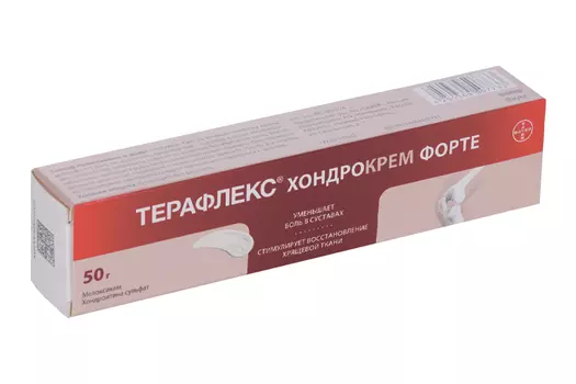 Терафлекс Хондрокрем Форте 1%+5%, 50 г, крем для наружного применения