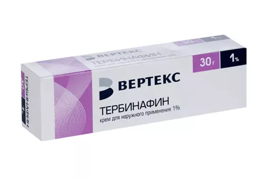 Тербинафин-Вертекс 1%, 30 г, крем