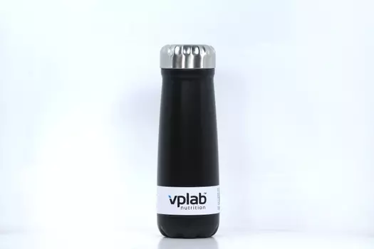 Термобутылка VPLAB металл 600 мл, черный