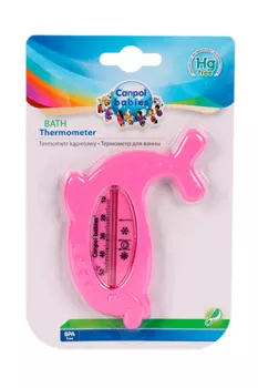 Термометр для ванны Canpol babies Дельфин розовый
