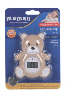 Термометр Maman RT-17 д/воды мишка