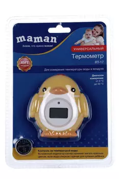 Термометр Maman RT-17 д/воды утенок