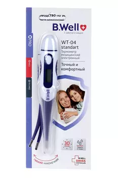 Термометр мед электр Би Вел НD WT-04 standart гибкий наконечник