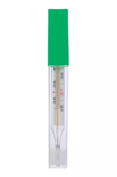Термометр мед ртутный Амрус (градусник) модели TVY-120