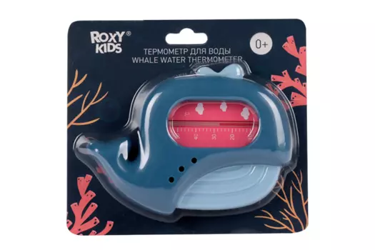 Термометр ROXY KIDS д/воды Синий кит