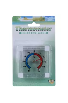 Термометр уличный механический квадратный 8 х 8 см МИКС