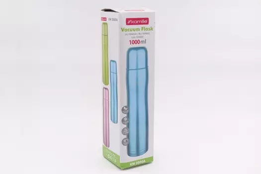 Термос-бутылка Kamille КМ 2014 из высококачественной стали 1 л