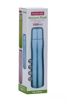 Термос Kamille КМ 2000А из высококачественной стали 1 л