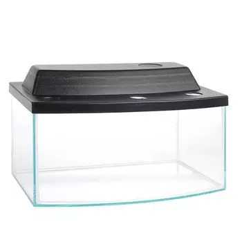 Террариум с крышкой 30 с патроном под лампу Е14, 440х300х230