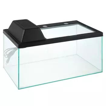 Террариум с крышкой 45 энергосбер. лампа Е14, 11 Ватт, 550х330х250