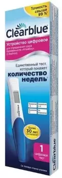 Тест на беременность ClearBlue Digital с индикатором срока берем