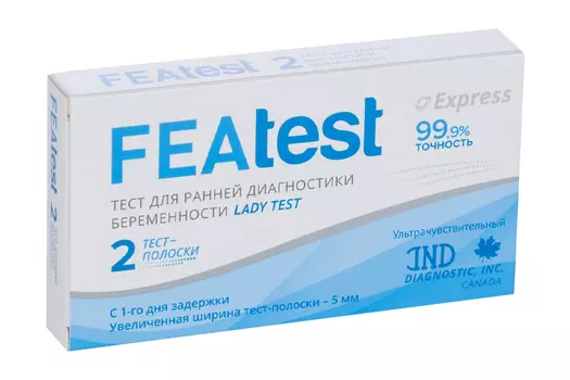 Тест на опред беремен Феатест, 2 шт