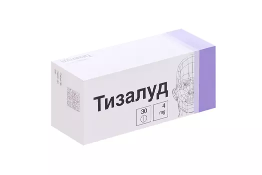 Тизалуд 4 мг, 30 шт, таблетки
